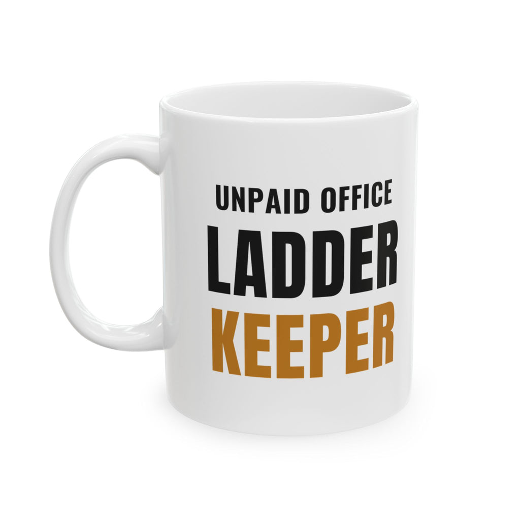 Pickleball Ladder Keeper Mug, "Unpaid Office" Gift for Club Organizers