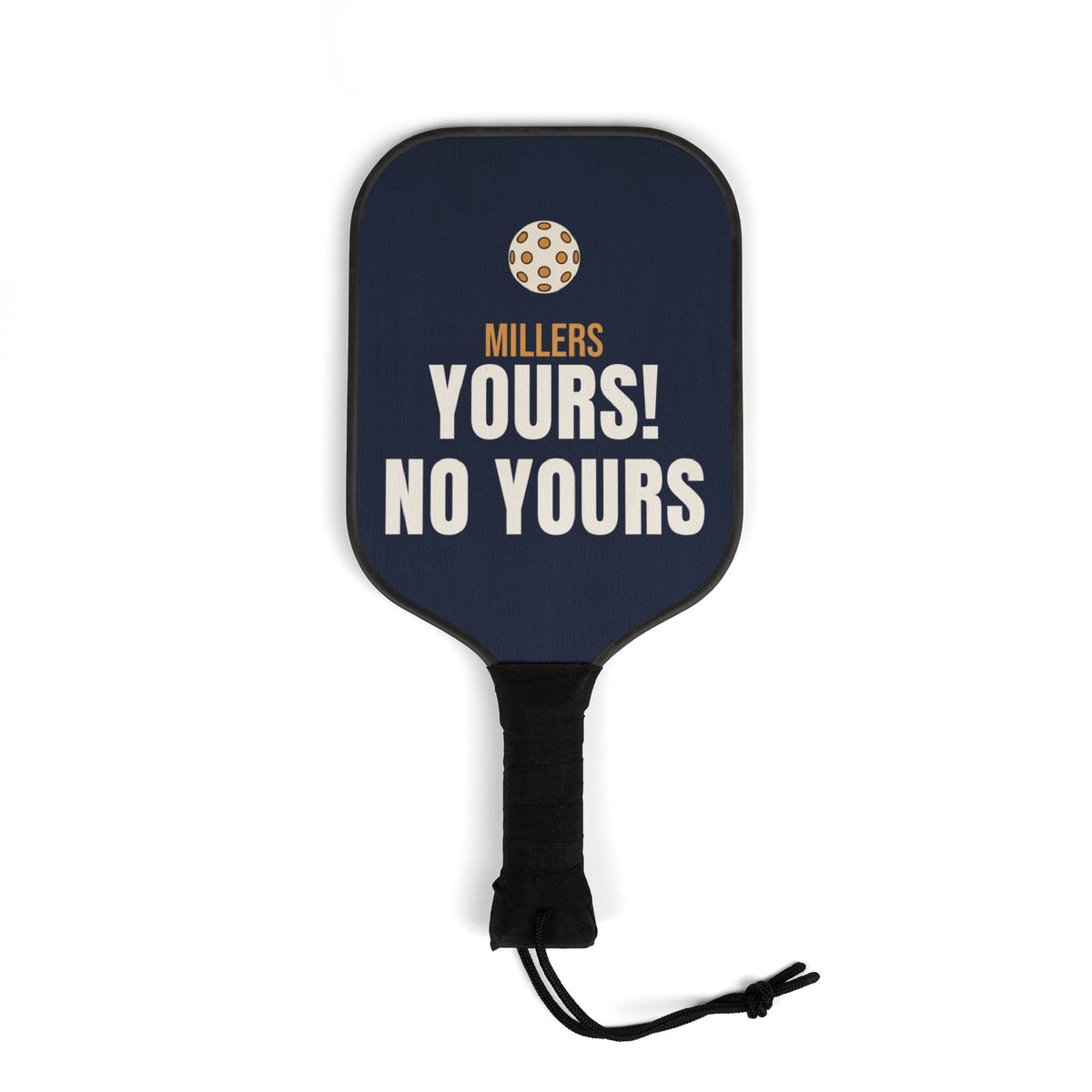 Personalized Pickleball Paddle Set for Mixed Doubles Couples, Navy
