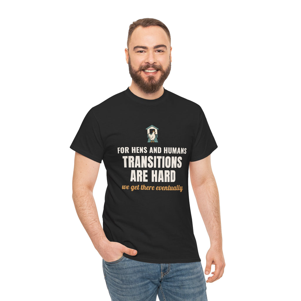 Backyard Chickens "Transitions Are Hard" Special Education Teacher Chicken Shirt