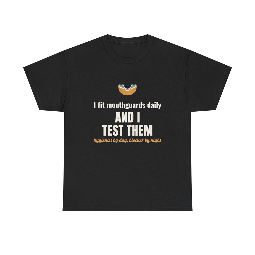 Roller Derby Dental Hygienist Shirt, "AND I TEST THEM" Tee