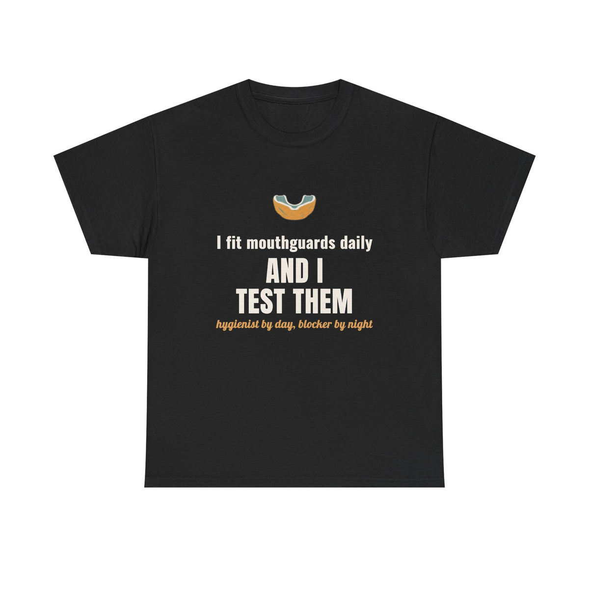 Roller Derby Dental Hygienist Shirt, "AND I TEST THEM" Tee