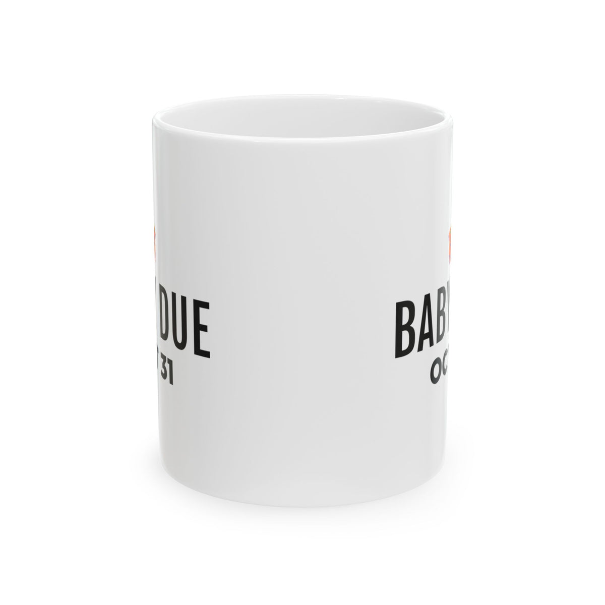Pregnancy Announcement Tumbler Mug for Expecting Parents Halloween Reveal