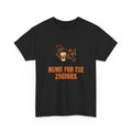 Cats Halloween Tee, "HOME FOR THE ZOOMIES" for Cat Owners