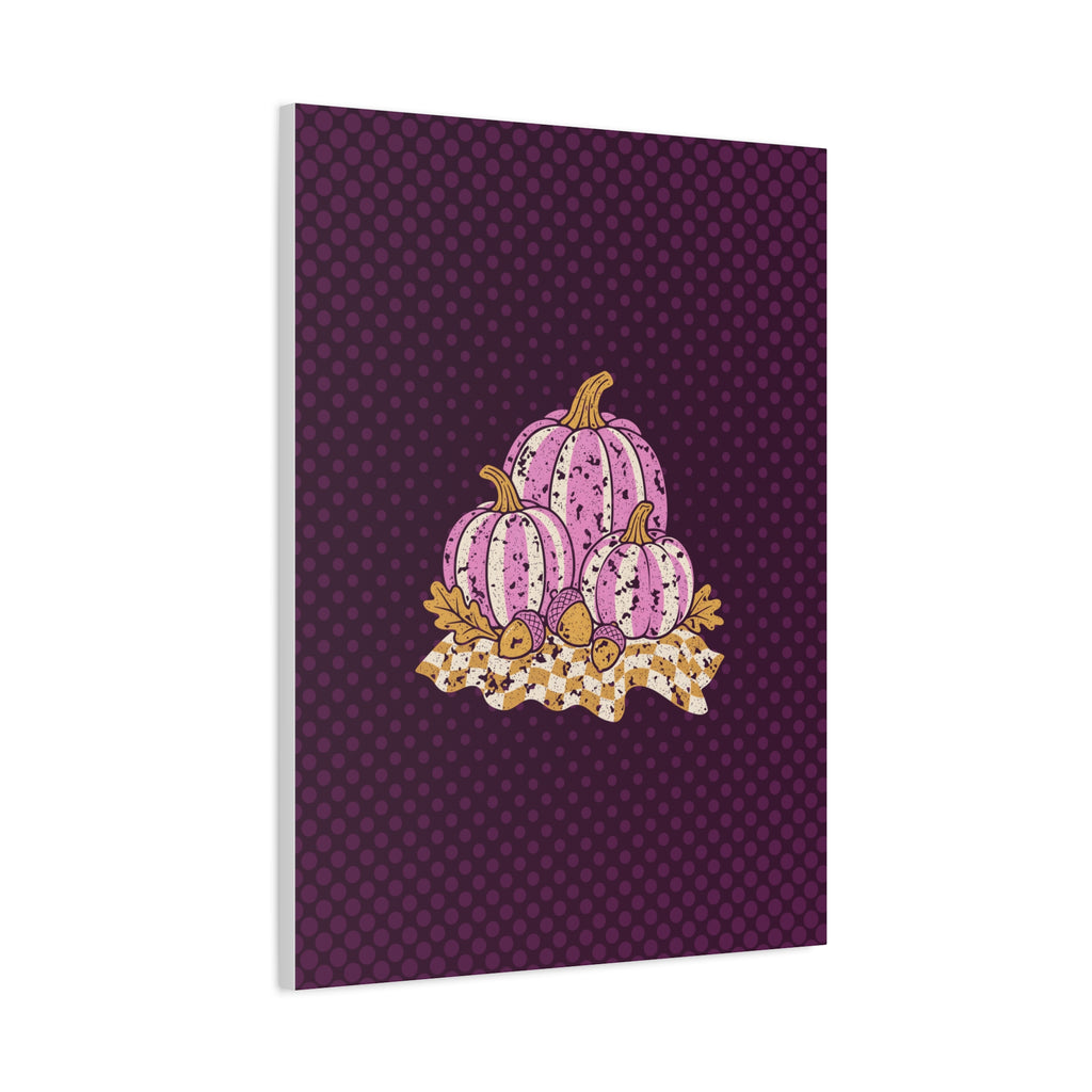 Pumpkin Harvest Matte Canvas Wall Art