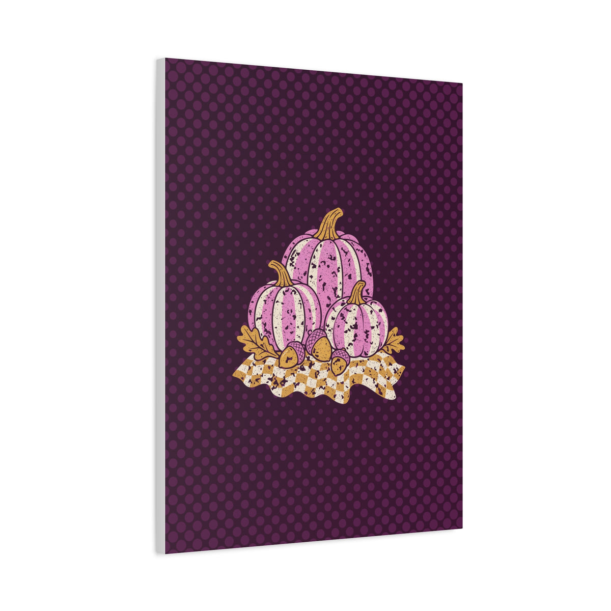 Pumpkin Harvest Matte Canvas Wall Art