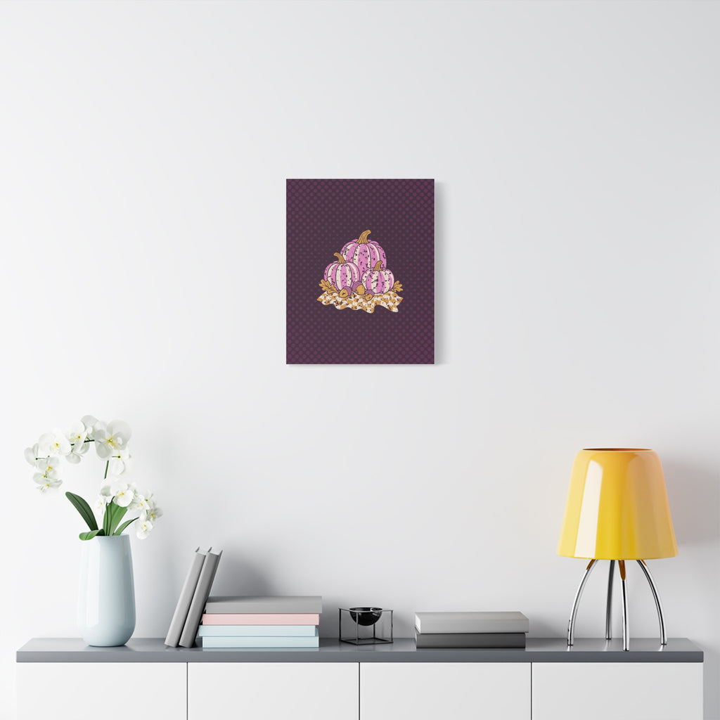 Pumpkin Harvest Matte Canvas Wall Art