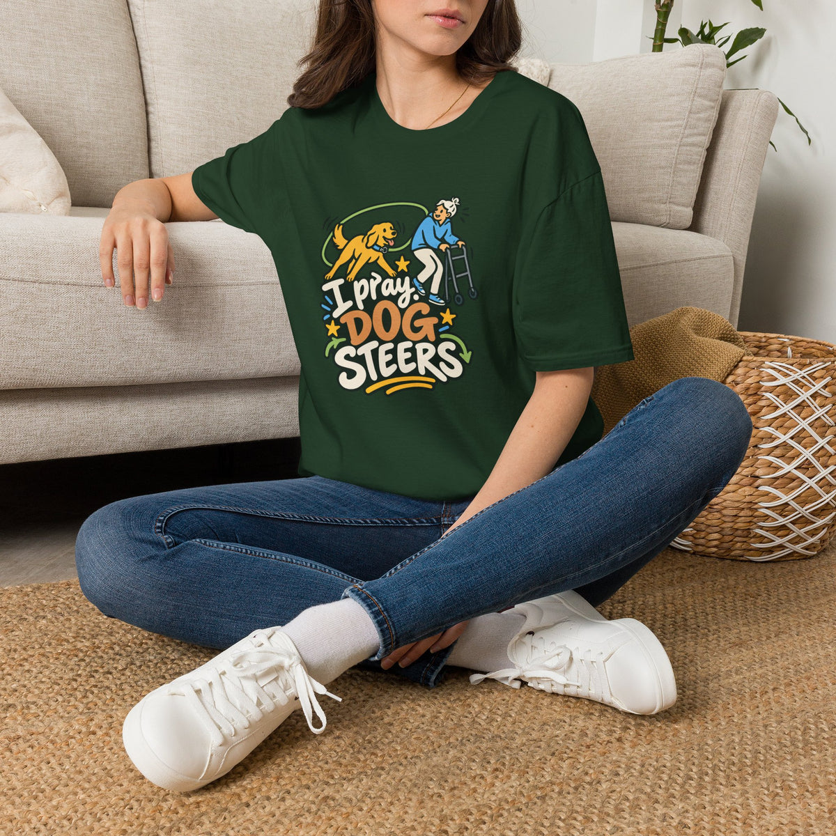 Dog Owners Faith Shirt For Dog Owners Who Take Prayer Walks