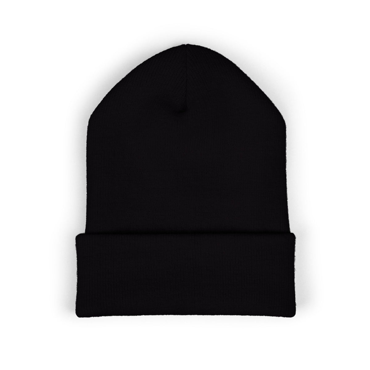 Unfurling Fern Embroidered Cuffed Beanie