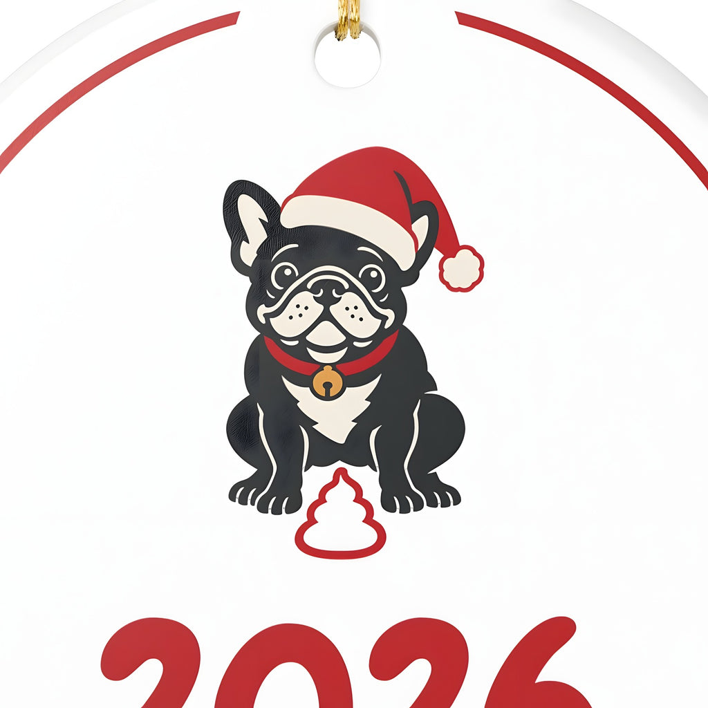 Funny Dog Christmas Ornament for Dog Owners With Cheeky Christmas Humor, 2026 hermes-closeup