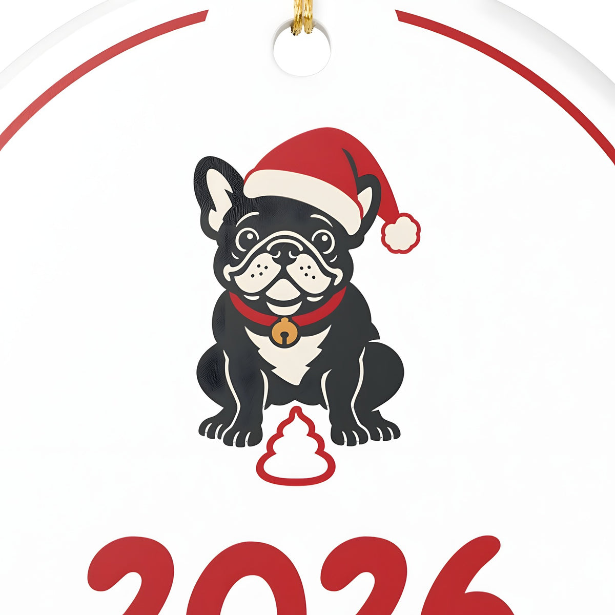 Funny Dog Christmas Ornament for Dog Owners With Cheeky Christmas Humor, 2026 hermes-closeup