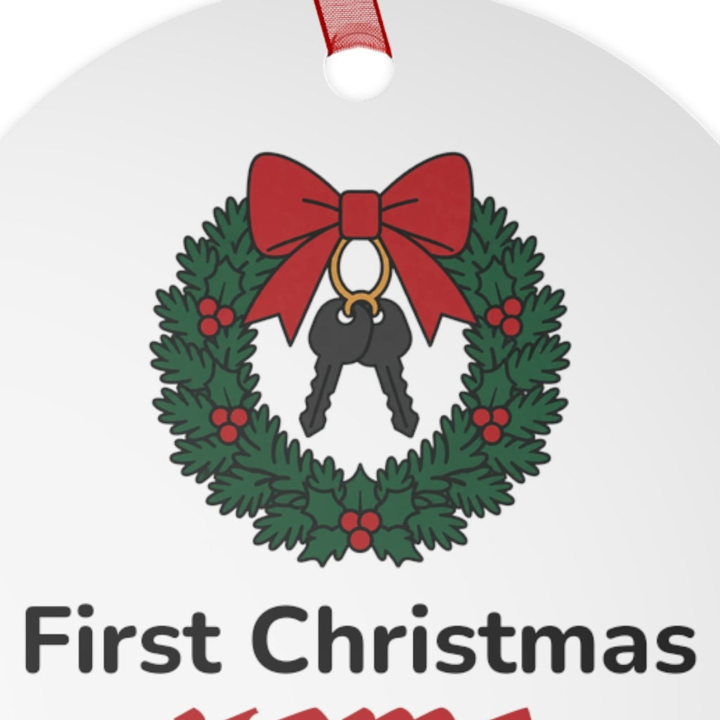 New Homeowner Christmas Ornament for First-Time Homeowners hermes-closeup