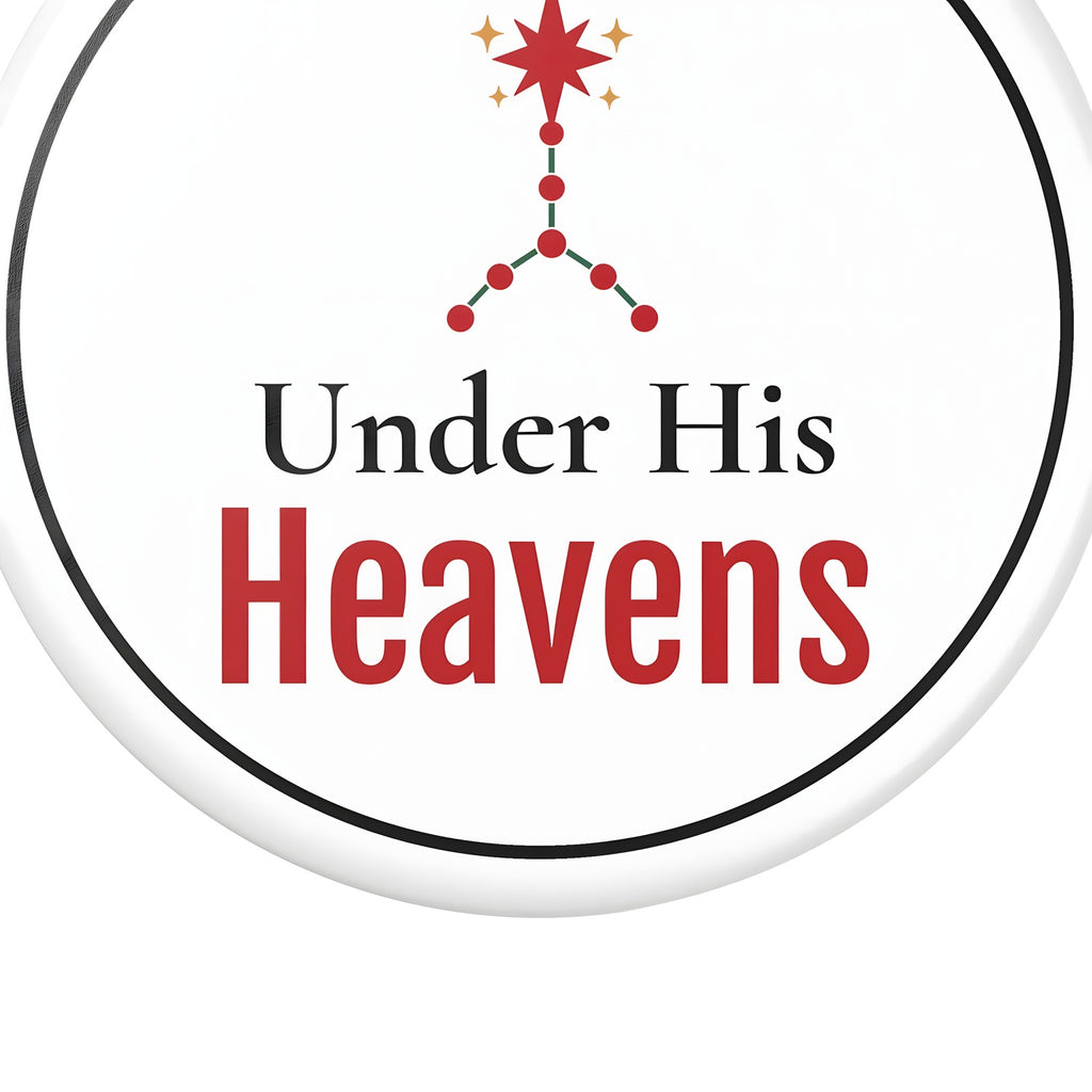 Christian Astronomy Christmas Ornament for Christians Who Love the Night Sky hermes-closeup