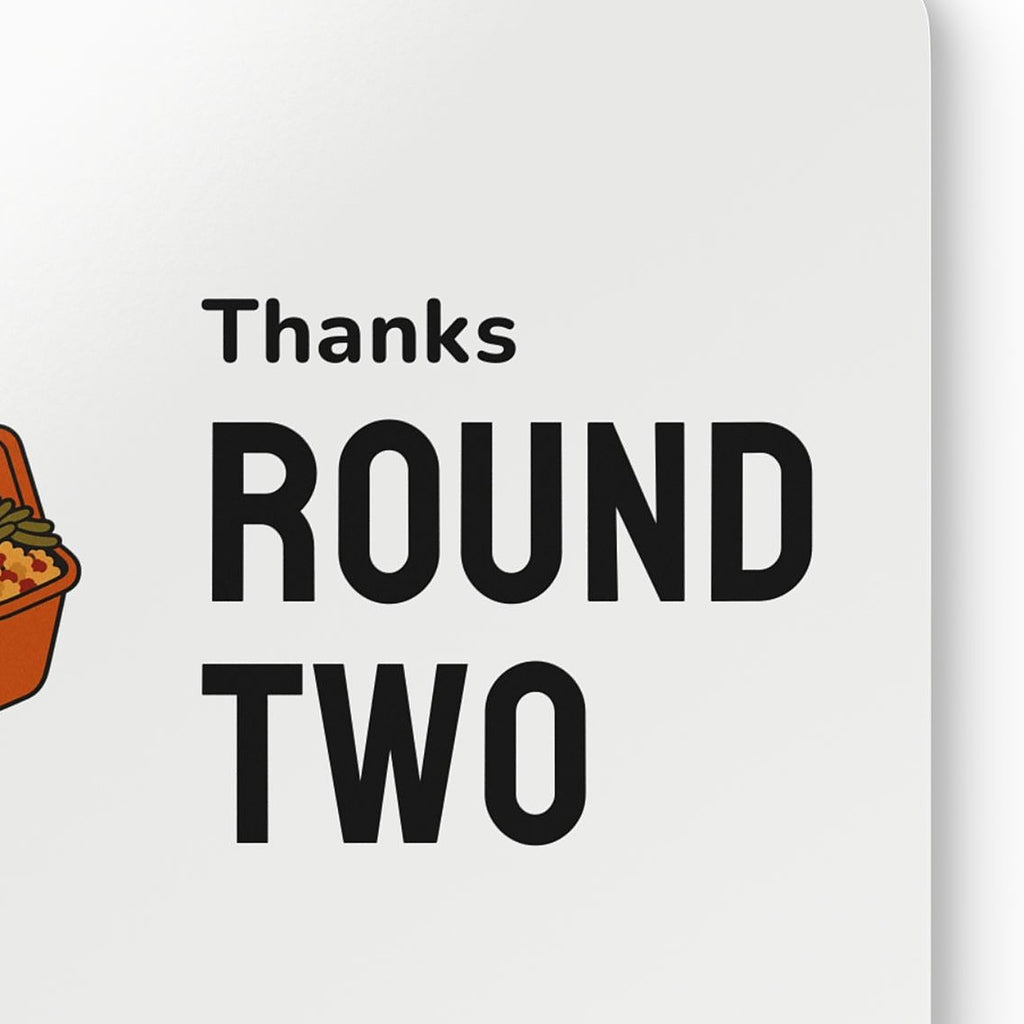 Friendsgiving Coaster Set for Hosts Who Share Generous Leftovers hermes-closeup