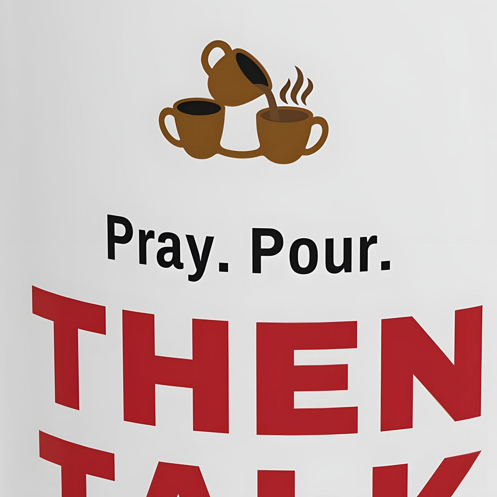 Christian Coffee Mug for Christians Who Protect Their Morning Prayer Time hermes-closeup