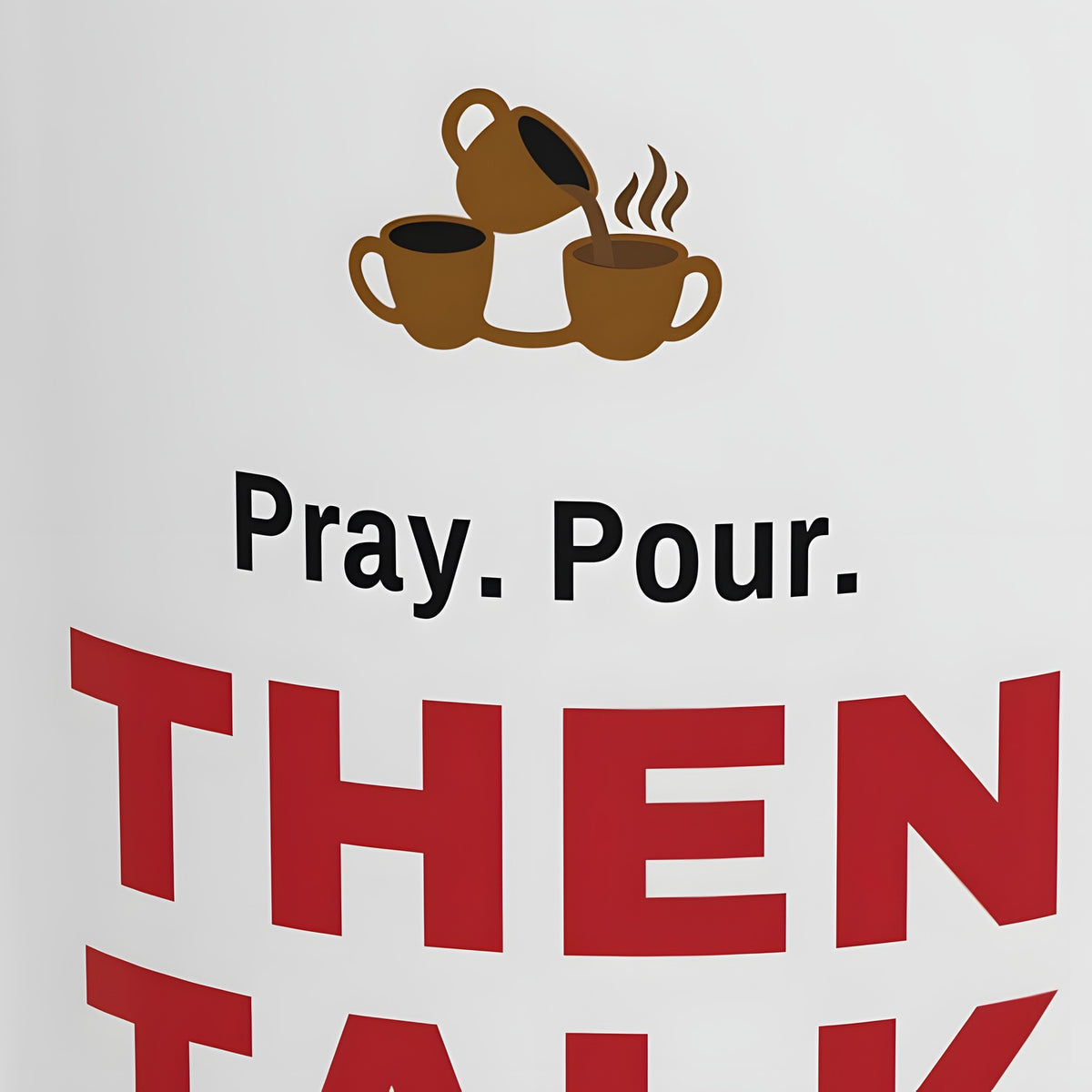 Christian Coffee Mug for Christians Who Protect Their Morning Prayer Time hermes-closeup