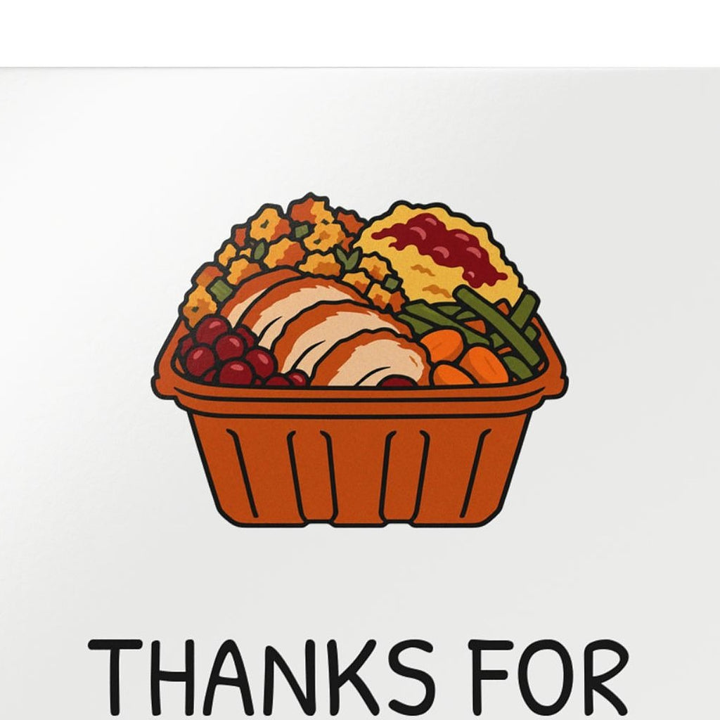 Friendsgiving Host Coaster Set for Hosts Who Pack Extra Portions hermes-closeup