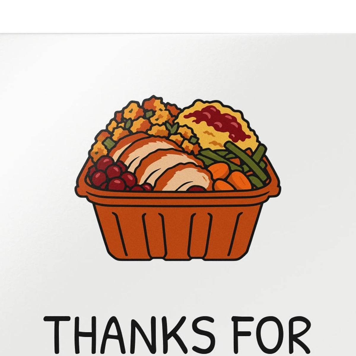 Friendsgiving Host Coaster Set for Hosts Who Pack Extra Portions hermes-closeup