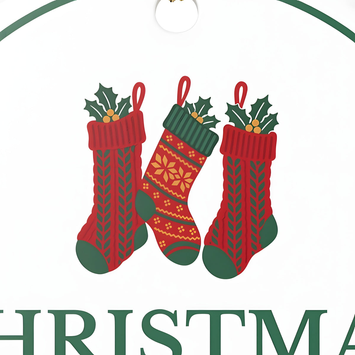 Family Christmas Ornament for Families Celebrating Christmas Together hermes-closeup